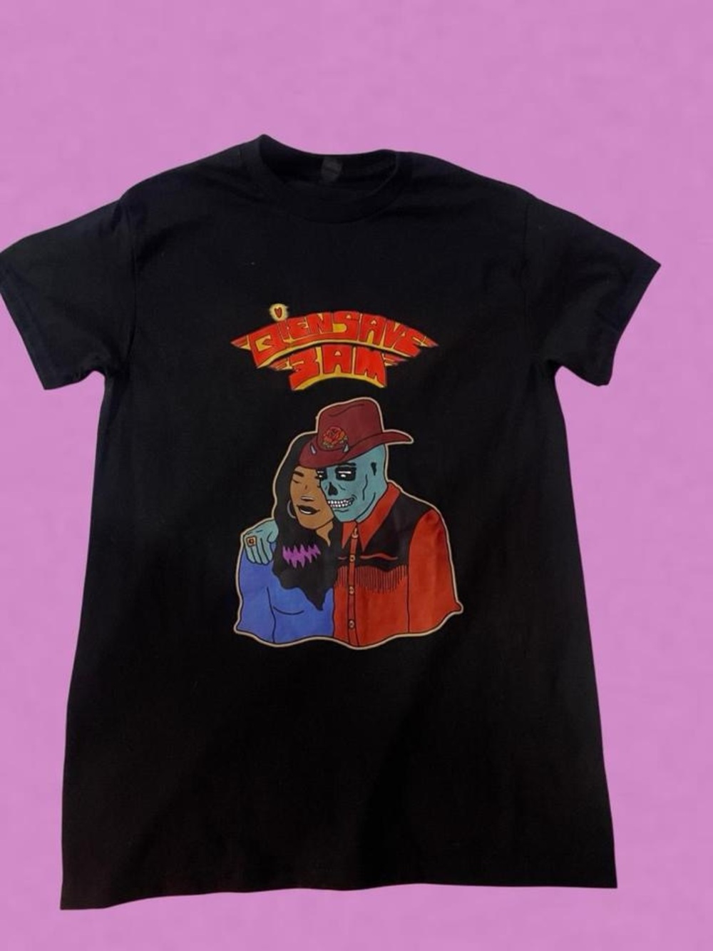 Qiensave 3am black unisex tee